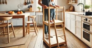 Barn på læringstårn